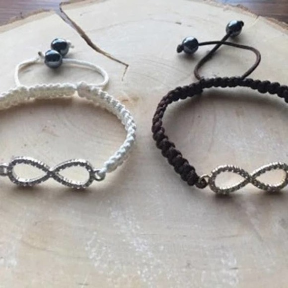 Mephobia Jewelry - Infinity Bracelet Adjustable Macrame Love Friendship Boho